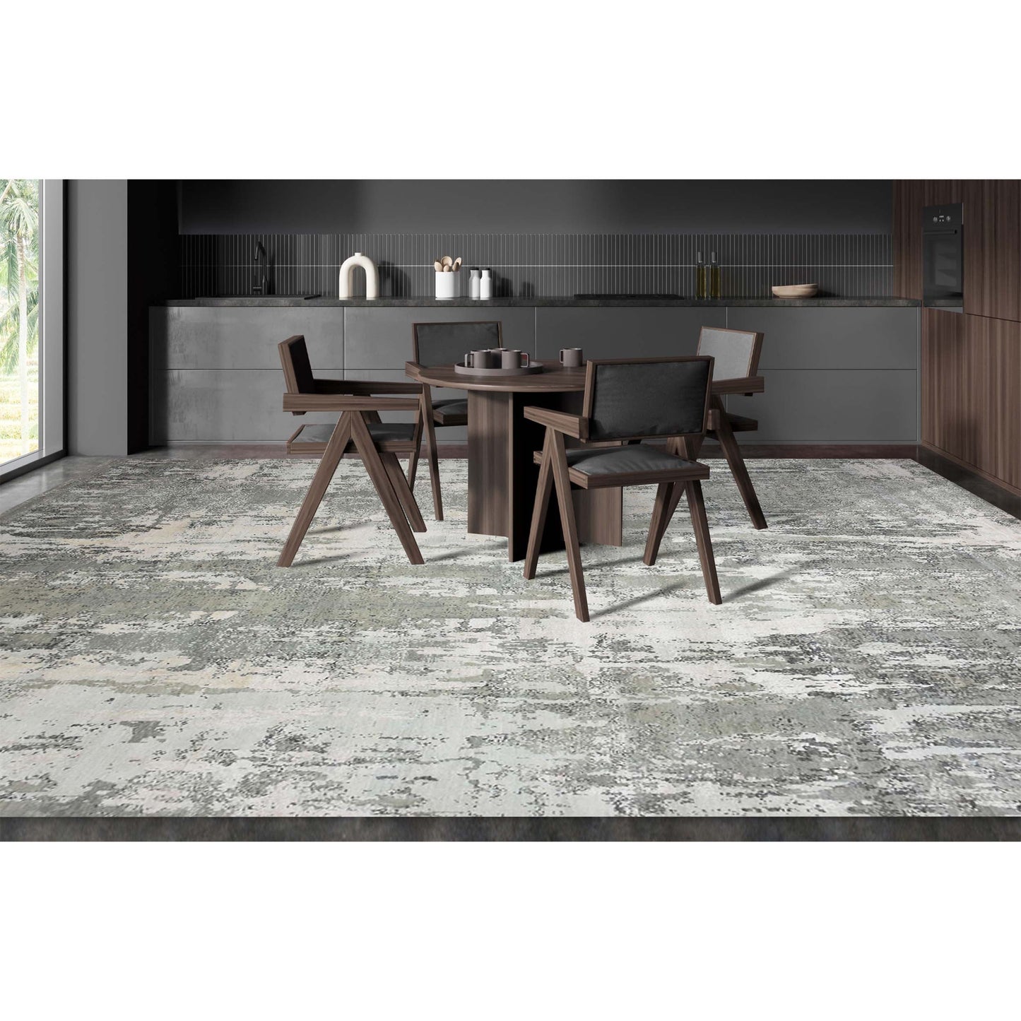 CANTERBURY SILK JP006 SILVER / GREY