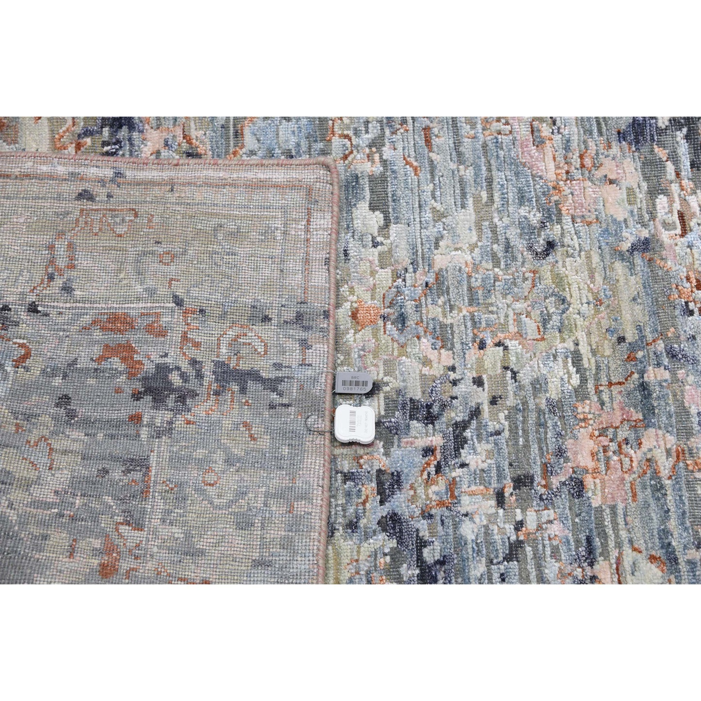 CANTERBURY SILK JPH03 LIGHT BLUE / RUST
