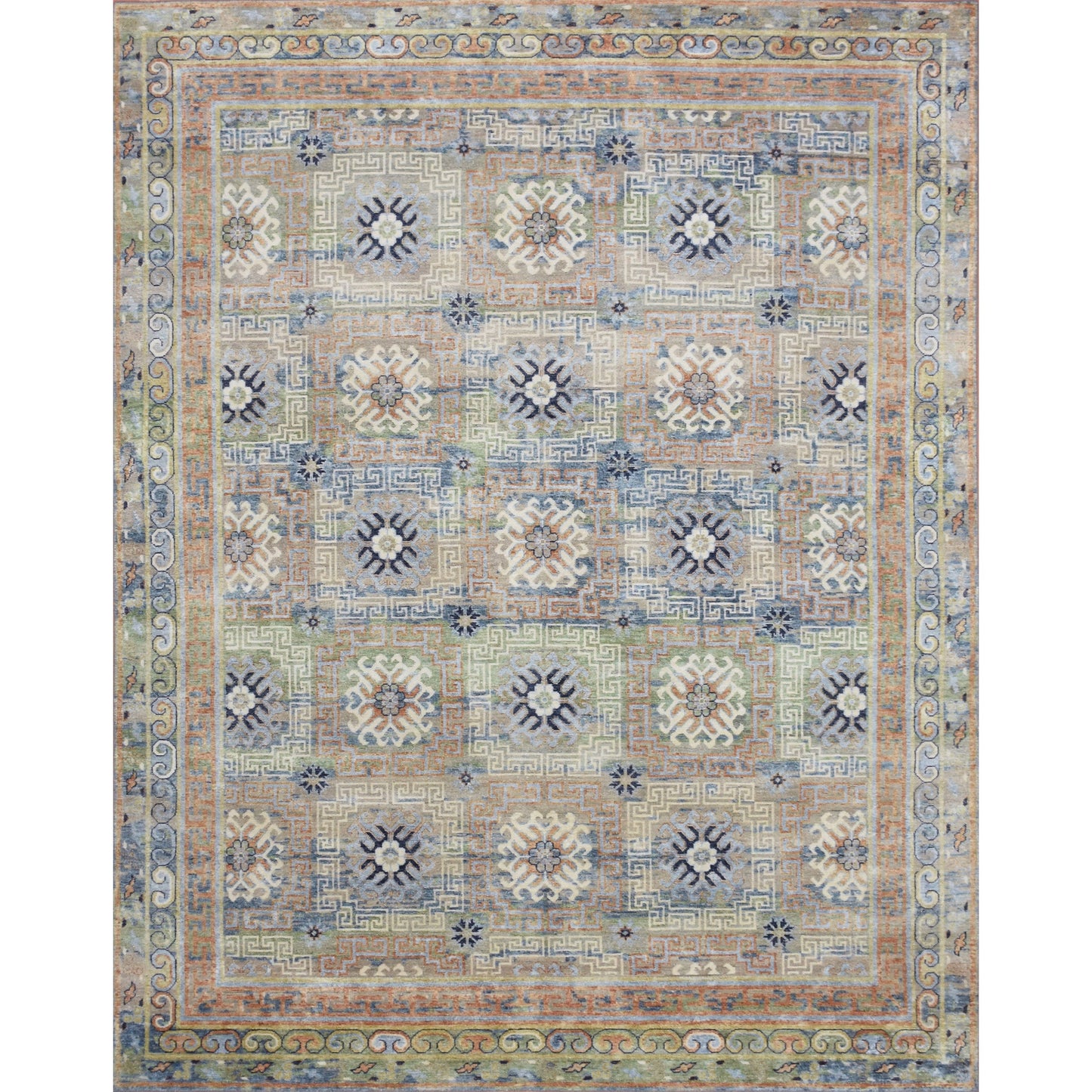 CANTERBURY SILK JPH06 IVORY / RUST