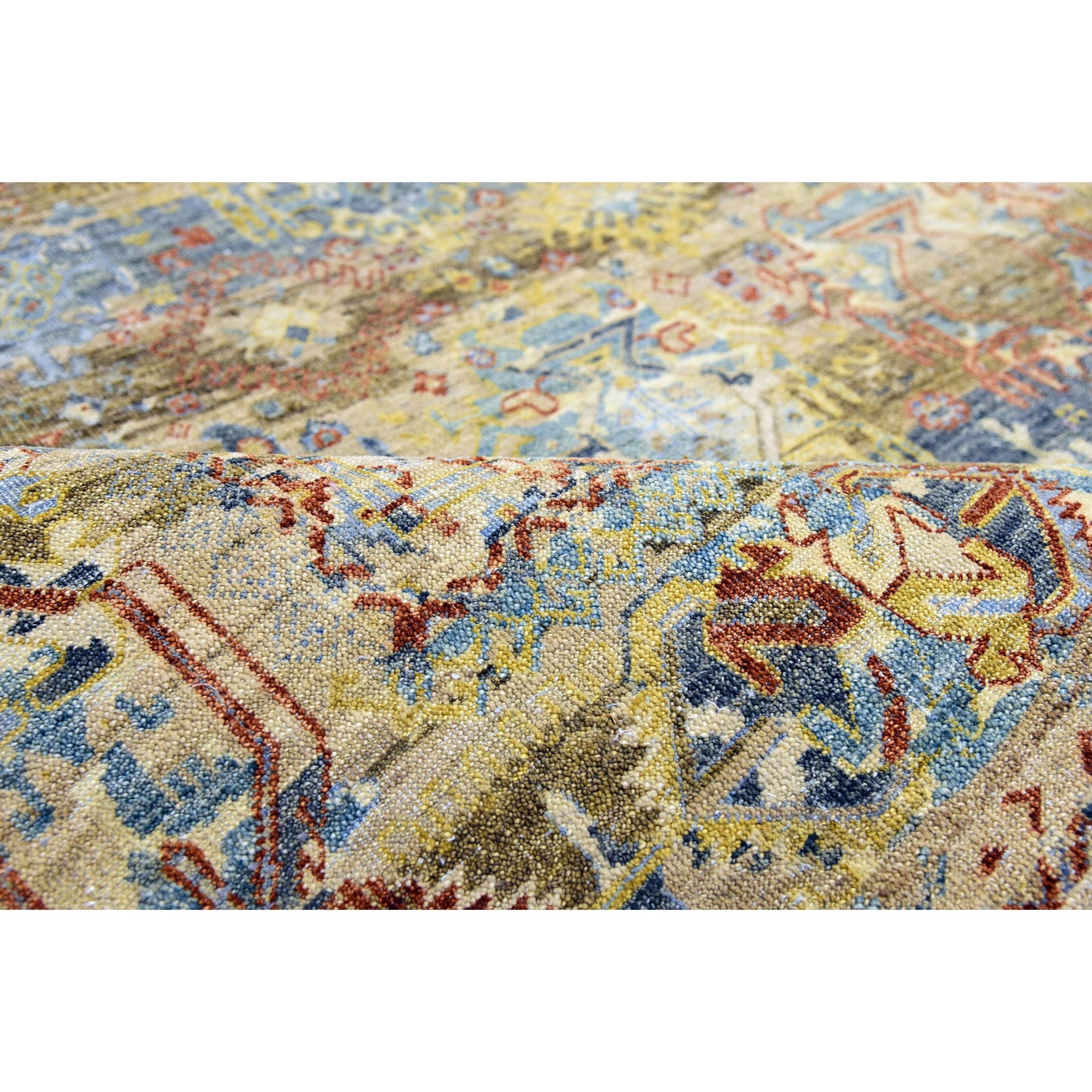 CANTERBURY SILK JPH07 BLUE / CAMEL