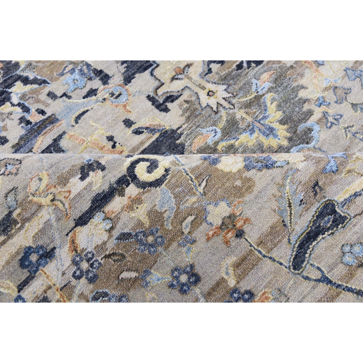 CANTERBURY SILK JPH10 CAMEL / BLUE