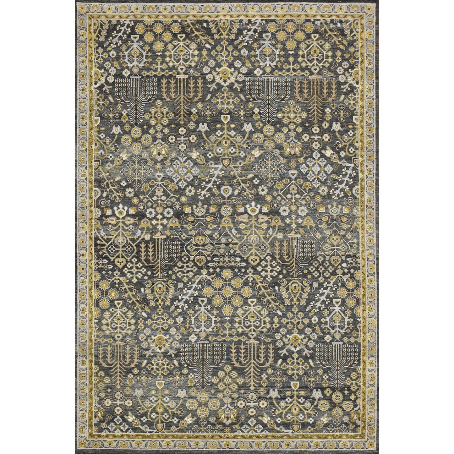 CANTERBURY SILK JPS42 CHARCOAL / GOLD