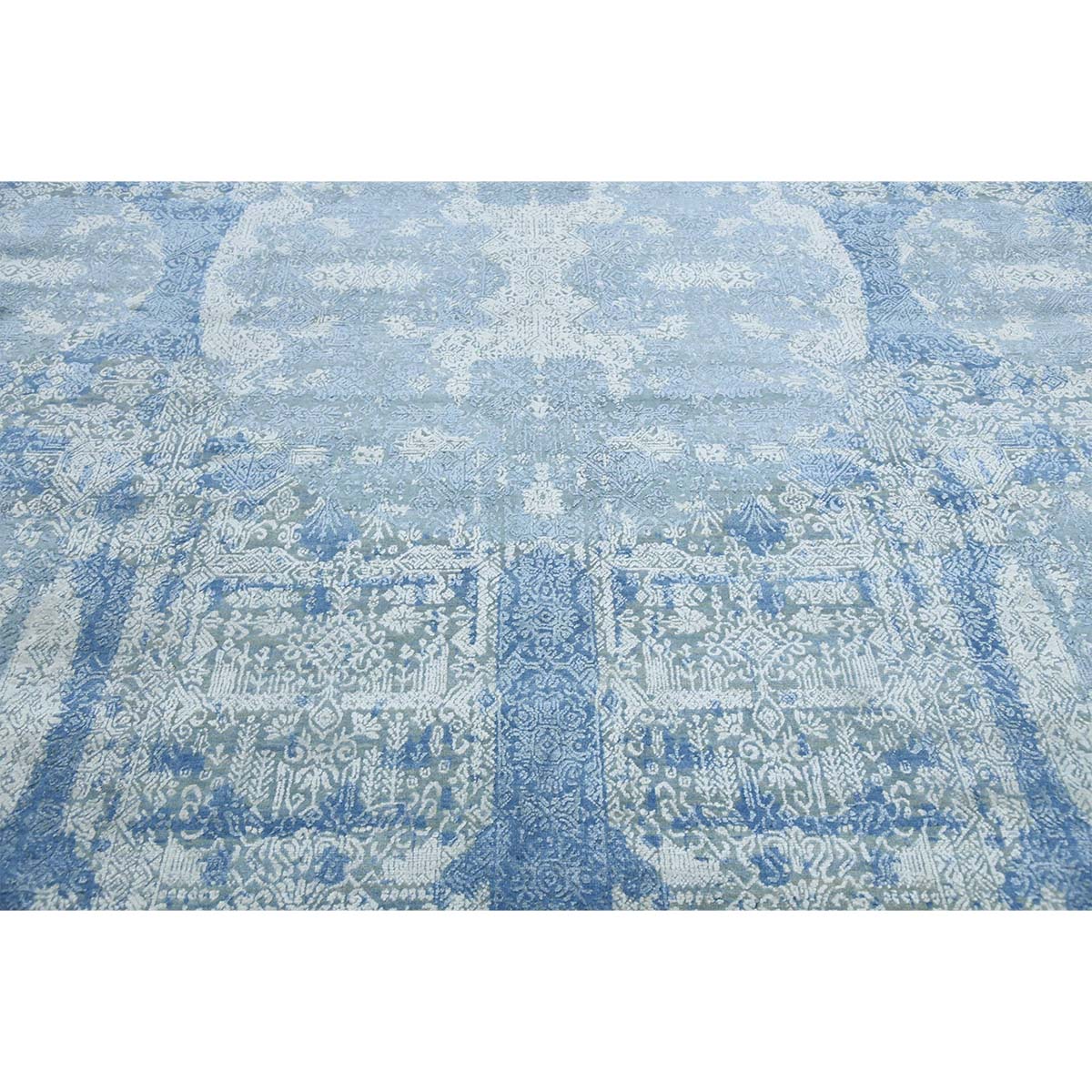 CANTERBURY SILK JPS64 SILVER / LIGHT BLUE