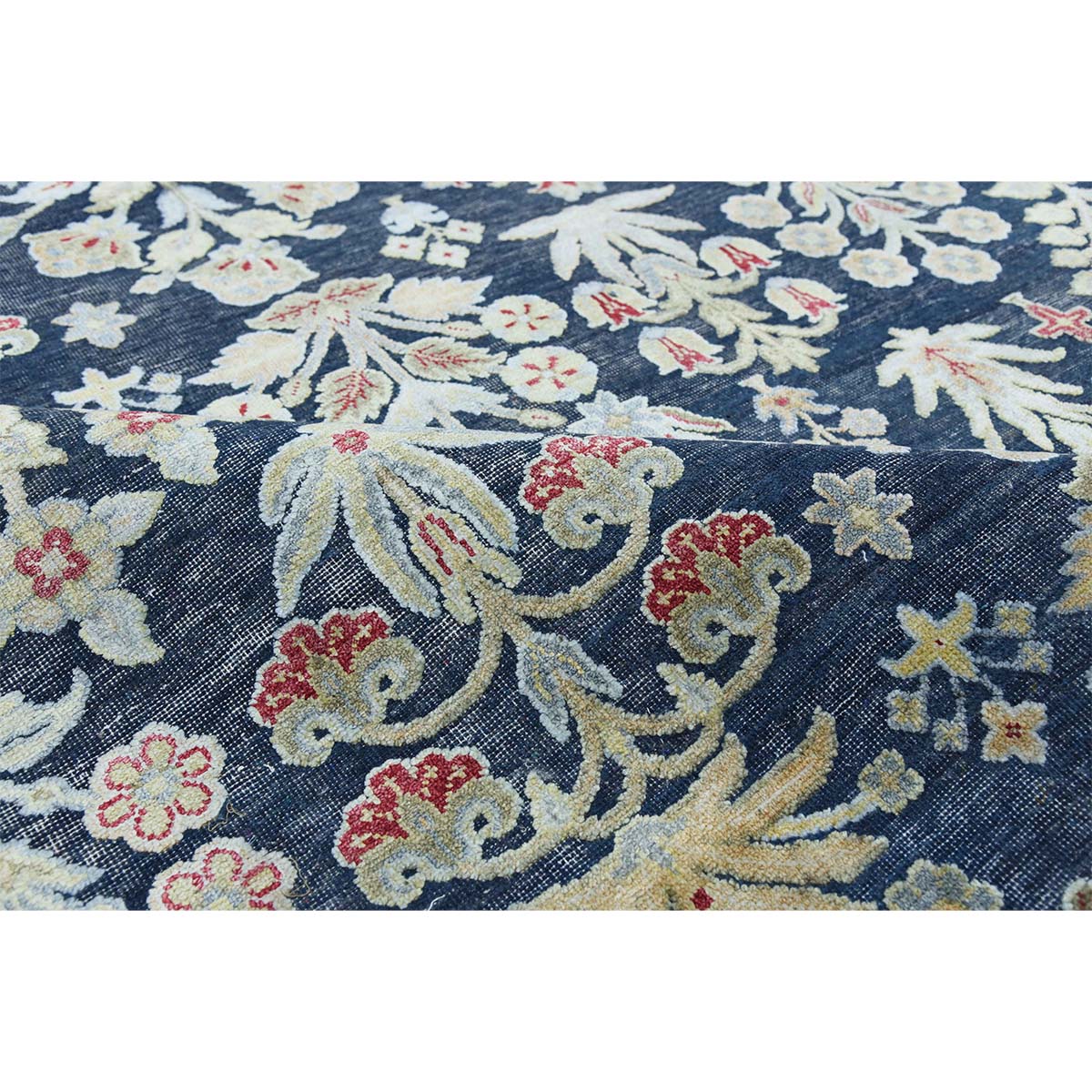 CANTERBURY SILK JPS69 BLUE / RUST