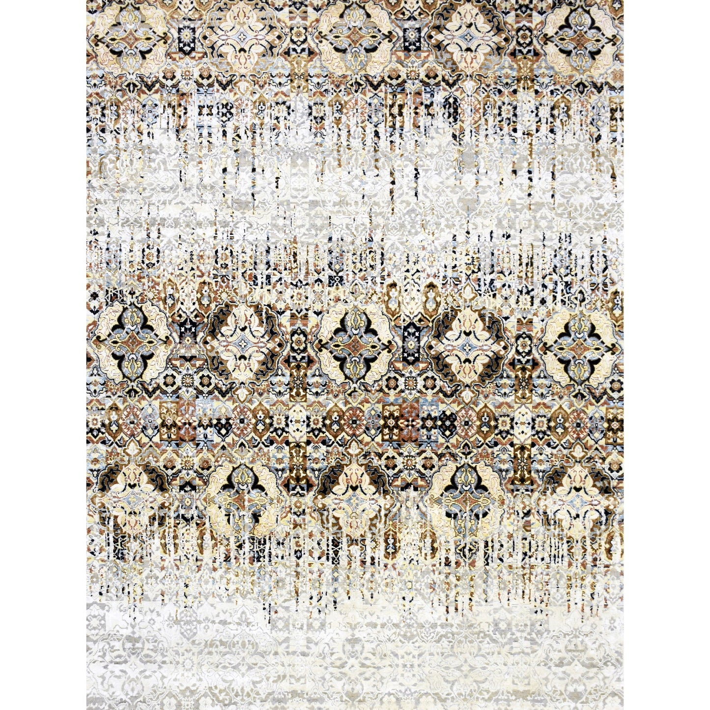 CANTERBURY SILK JS274 IVORY / BROWN