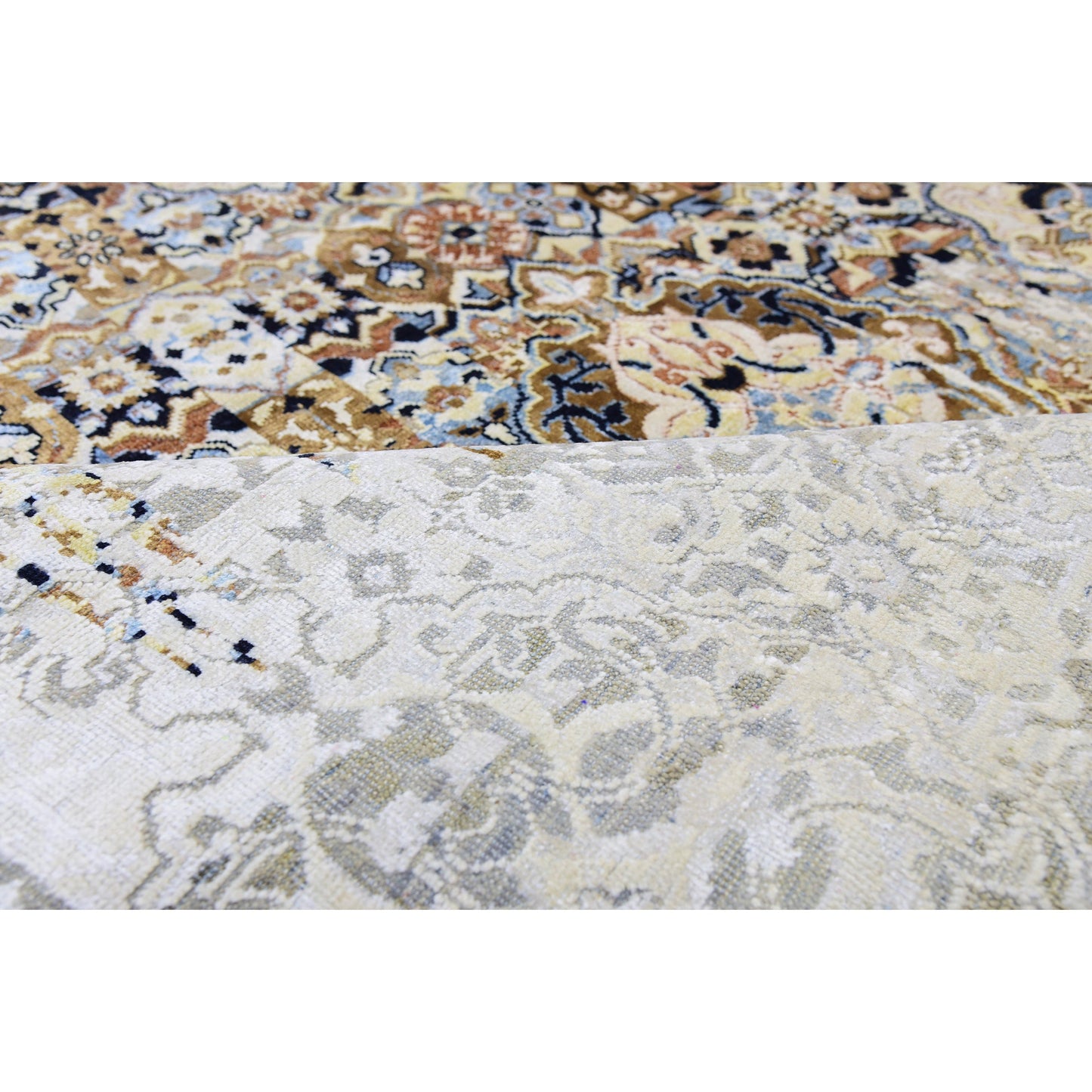CANTERBURY SILK JS274 IVORY / BROWN