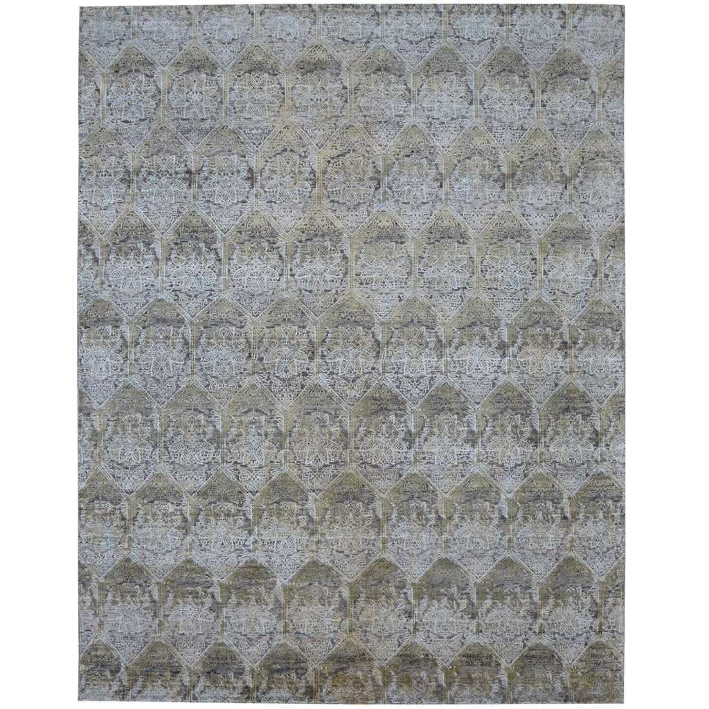 CANTERBURY SILK OM-06 SILVER / BROWN