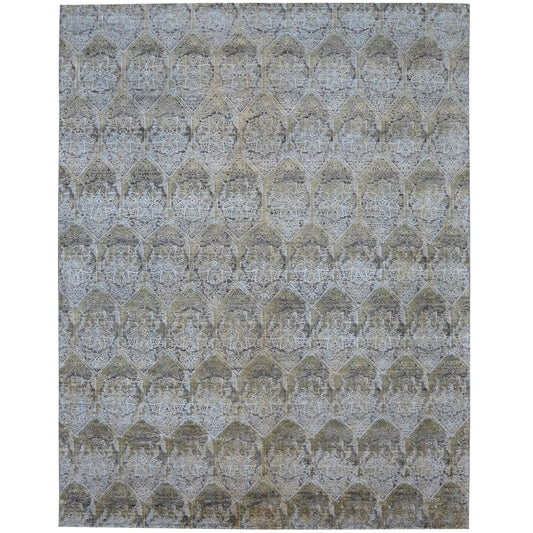 CANTERBURY SILK OM-06 SILVER / BROWN
