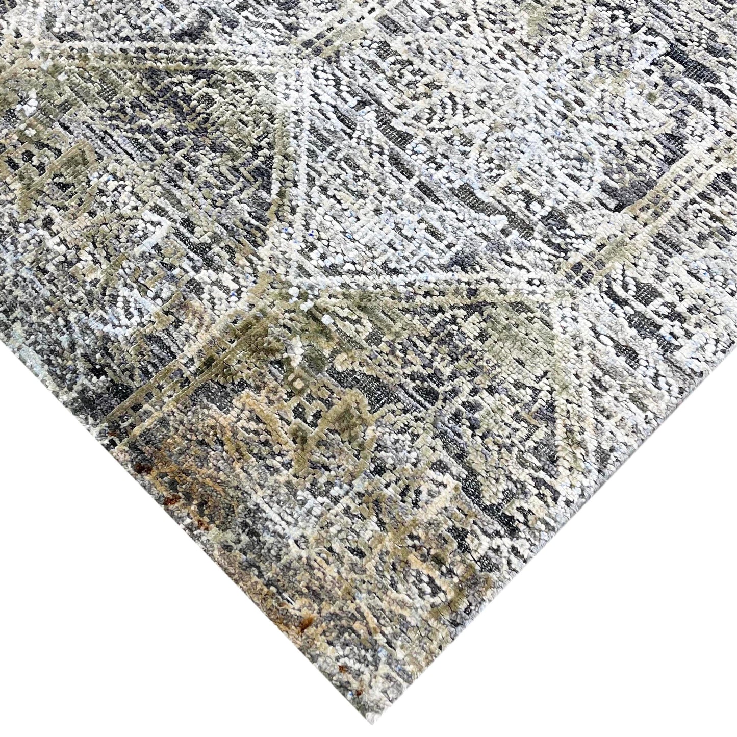 CANTERBURY SILK OM-06 SILVER / BROWN