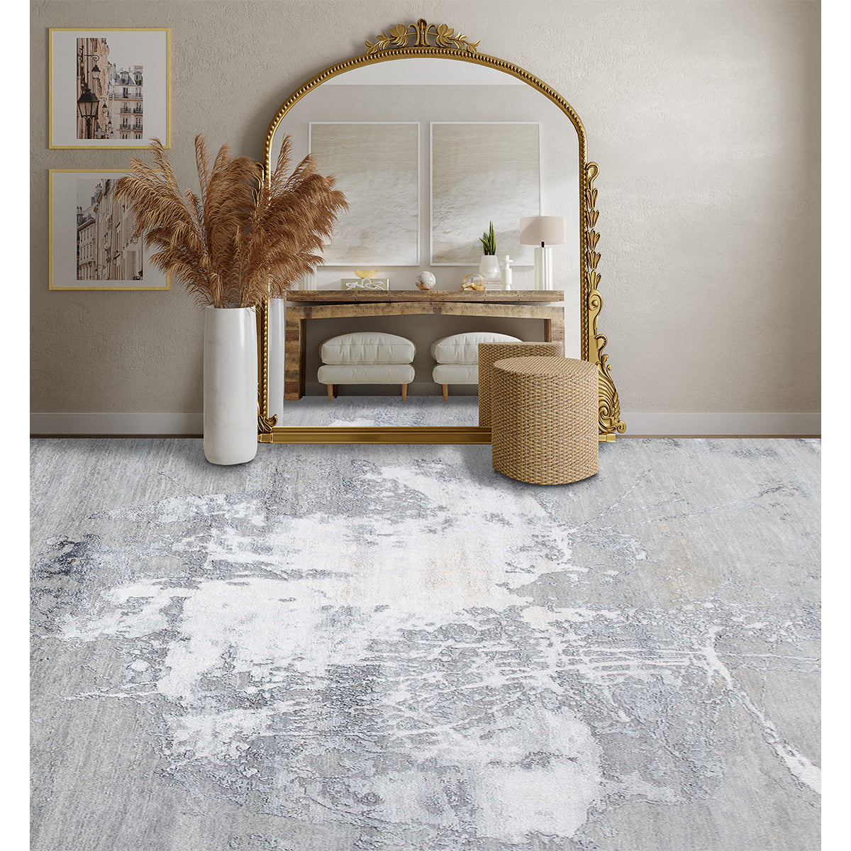 CANTERBURY SILK P7345 GREY / SILVER