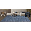 CANTERBURY SILK PLAIN CHARCOAL / BLUE