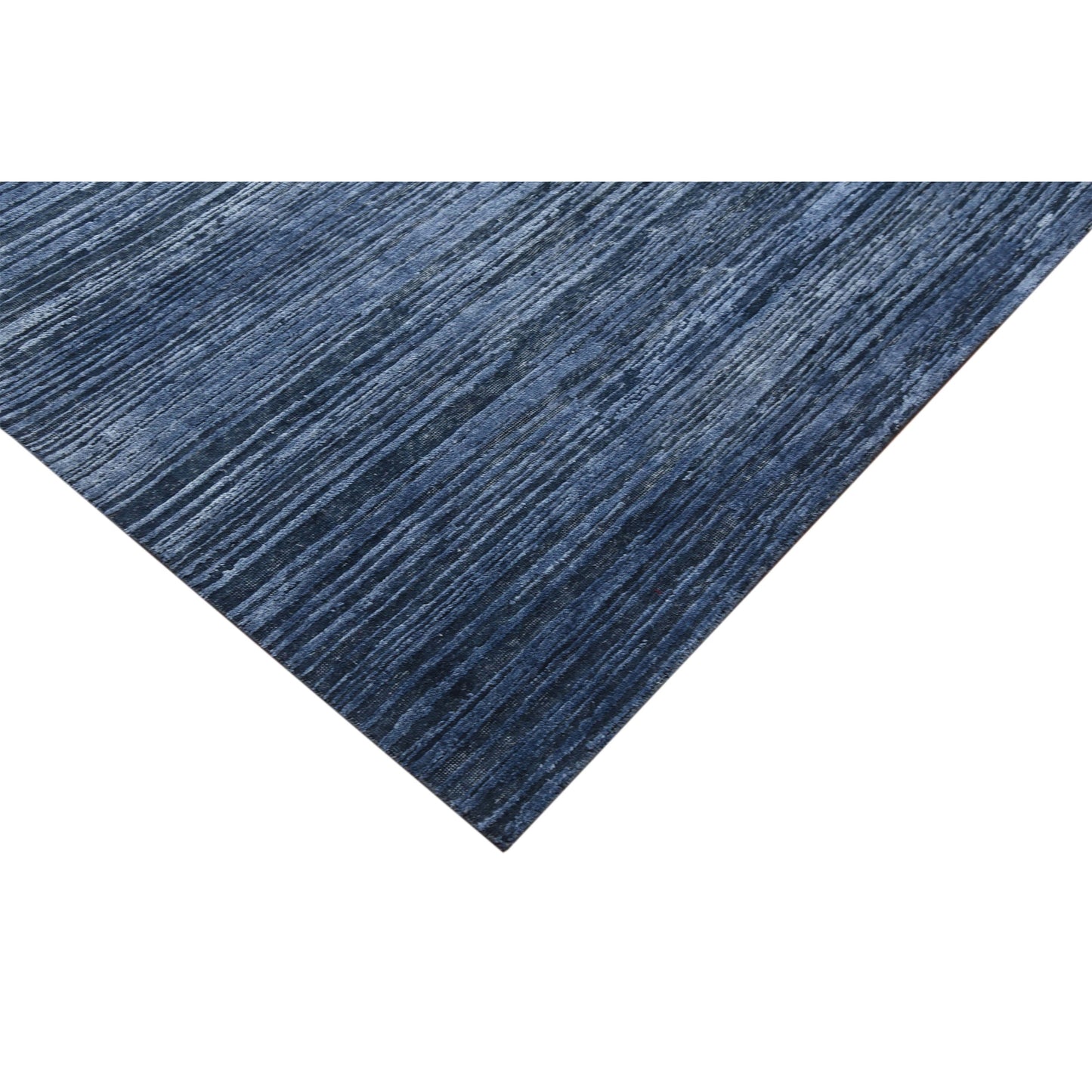 CANTERBURY SILK PLAIN CHARCOAL / BLUE