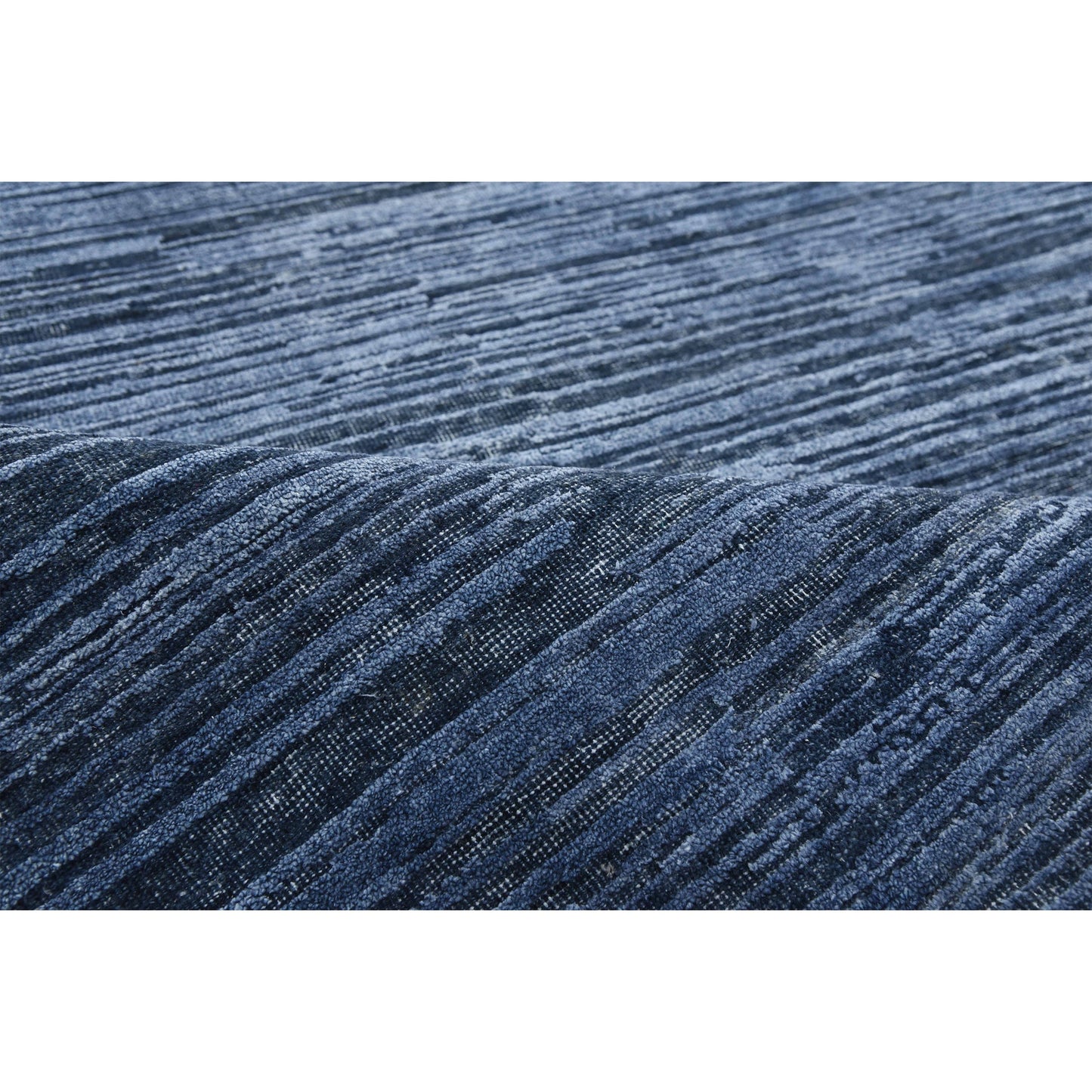 CANTERBURY SILK PLAIN CHARCOAL / BLUE