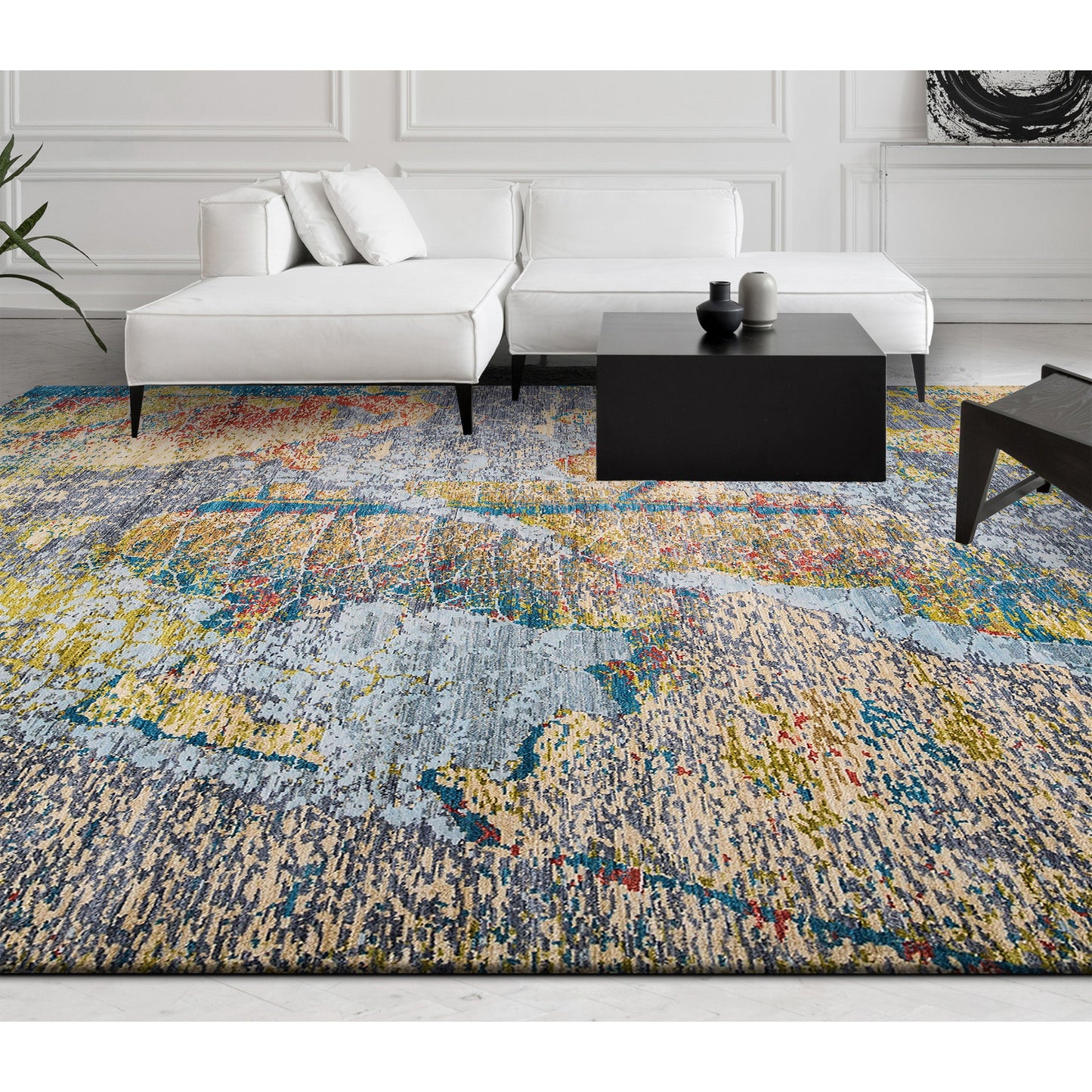 CANVAS ART II E1331 LIGHT BLUE / MULTI