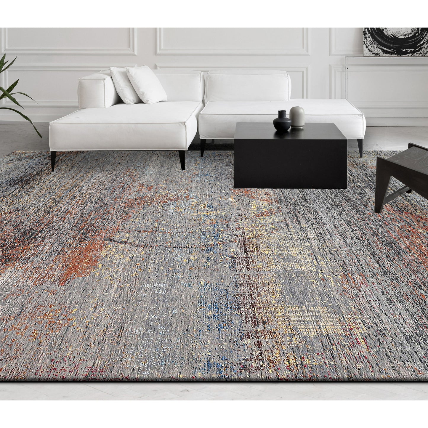 CANVAS ART II KC284 GREY / BROWN