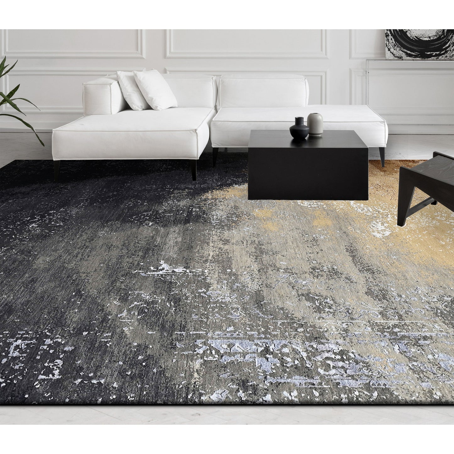 CANVAS ART II KCUT2 CHARCOAL / BEIGE