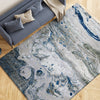 CANVAS ART II SH049 BLUE / GREY