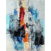CANVAS ART W/ SILK 2395B BLUE