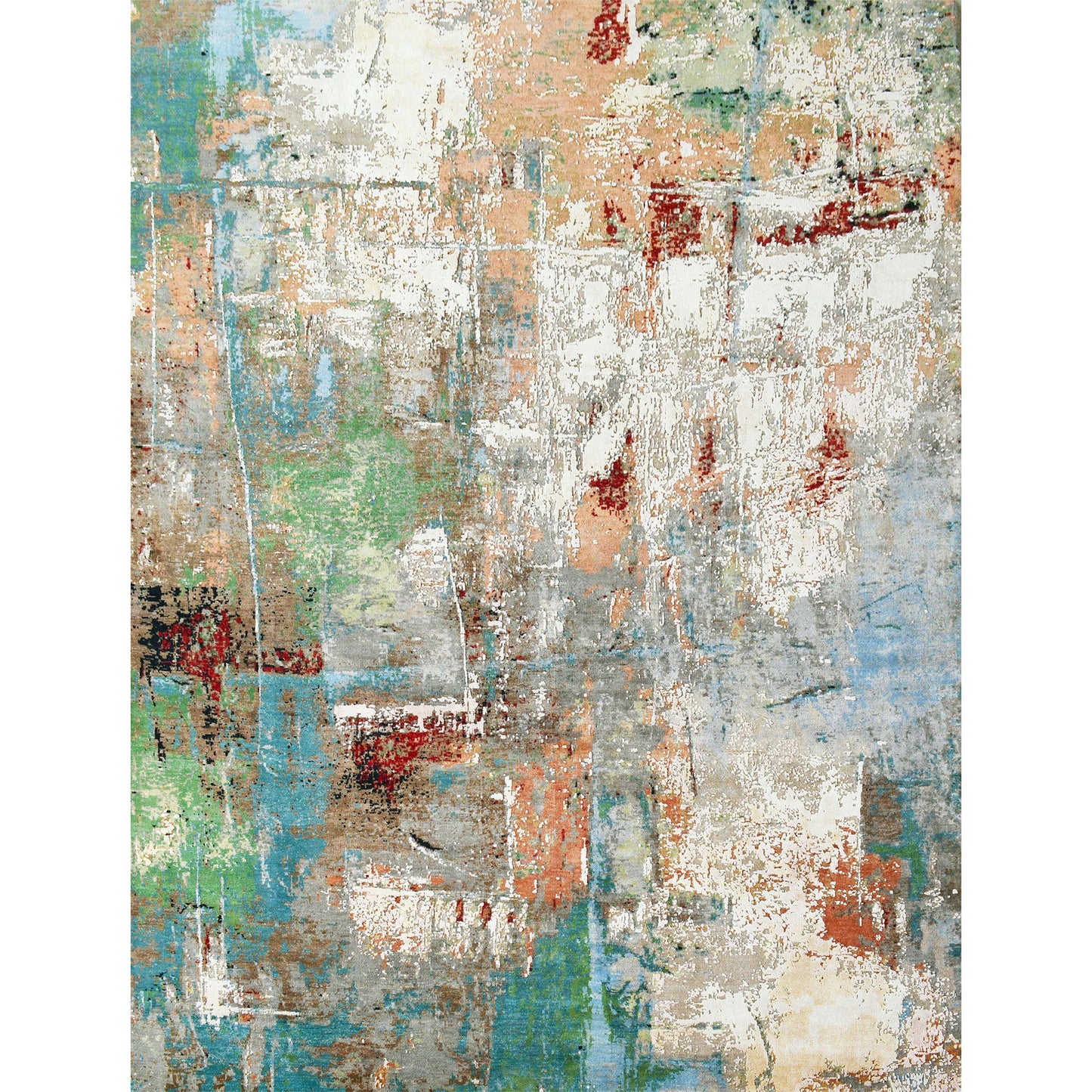 CANVAS ART W/ SILK 7278B MULTI