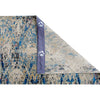 CANVAS ART W/ SILK B1931 IVORY / BLUE