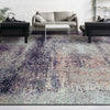 CANVAS ART W/ SILK B1942 SILVER / LILAC
