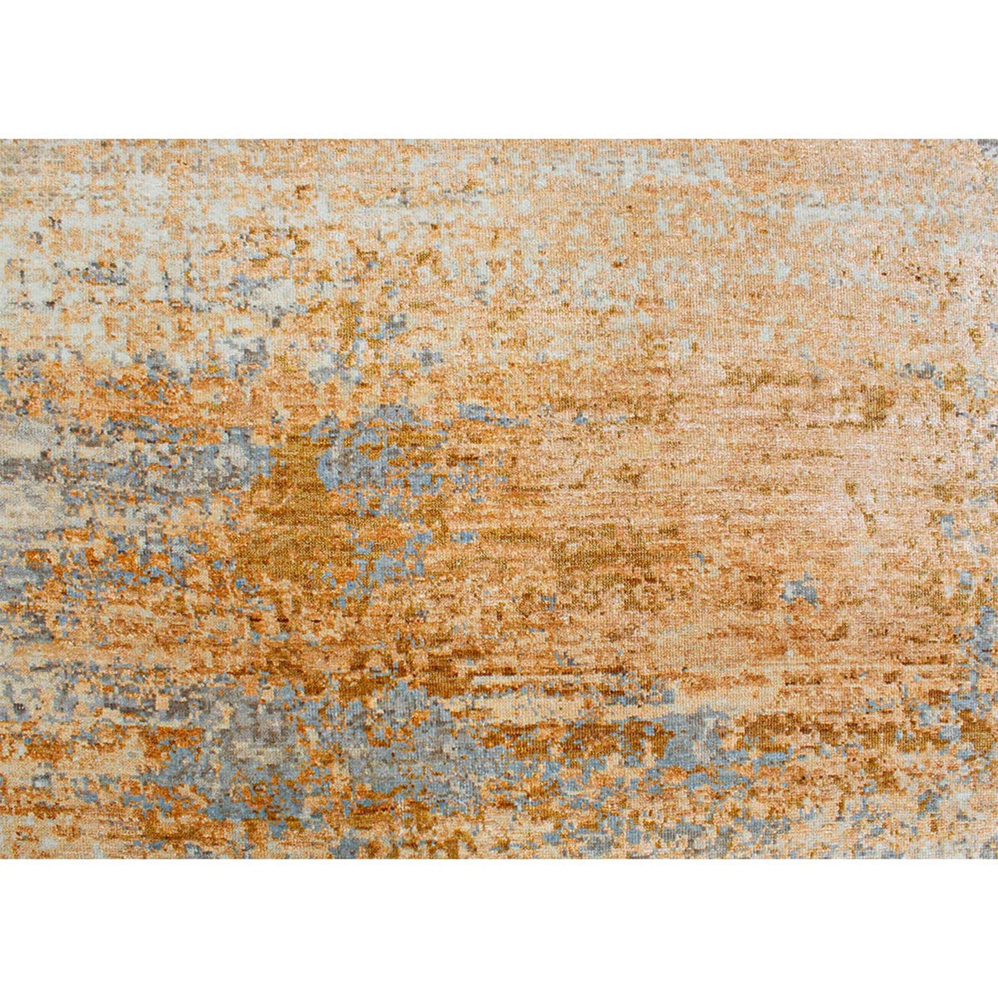 CANVAS ART W/ SILK B1945 TAUPE / RUST