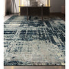 CANVAS ART W/ SILK BCN-8 BLUE / SILVER