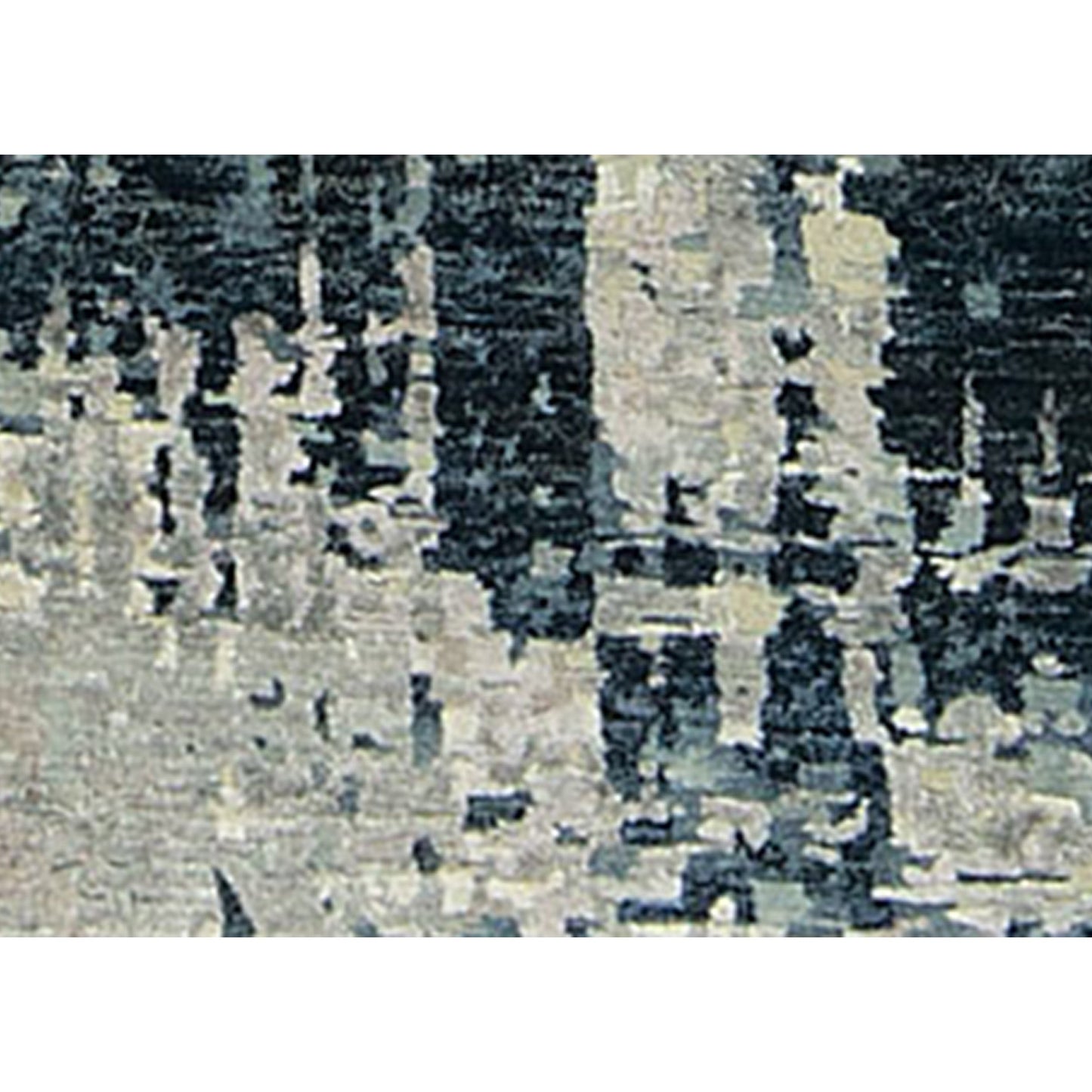 CANVAS ART W/ SILK BCN-8 BLUE / SILVER