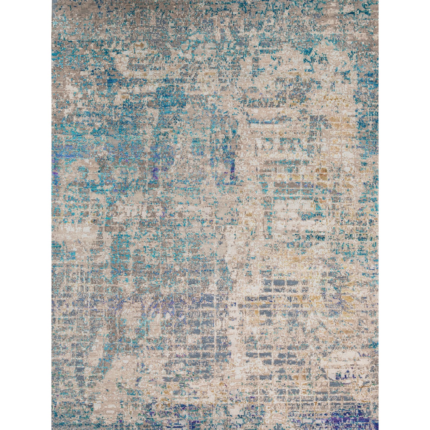 CANVAS ART W/ SILK C1405 GREY / CHARCOAL