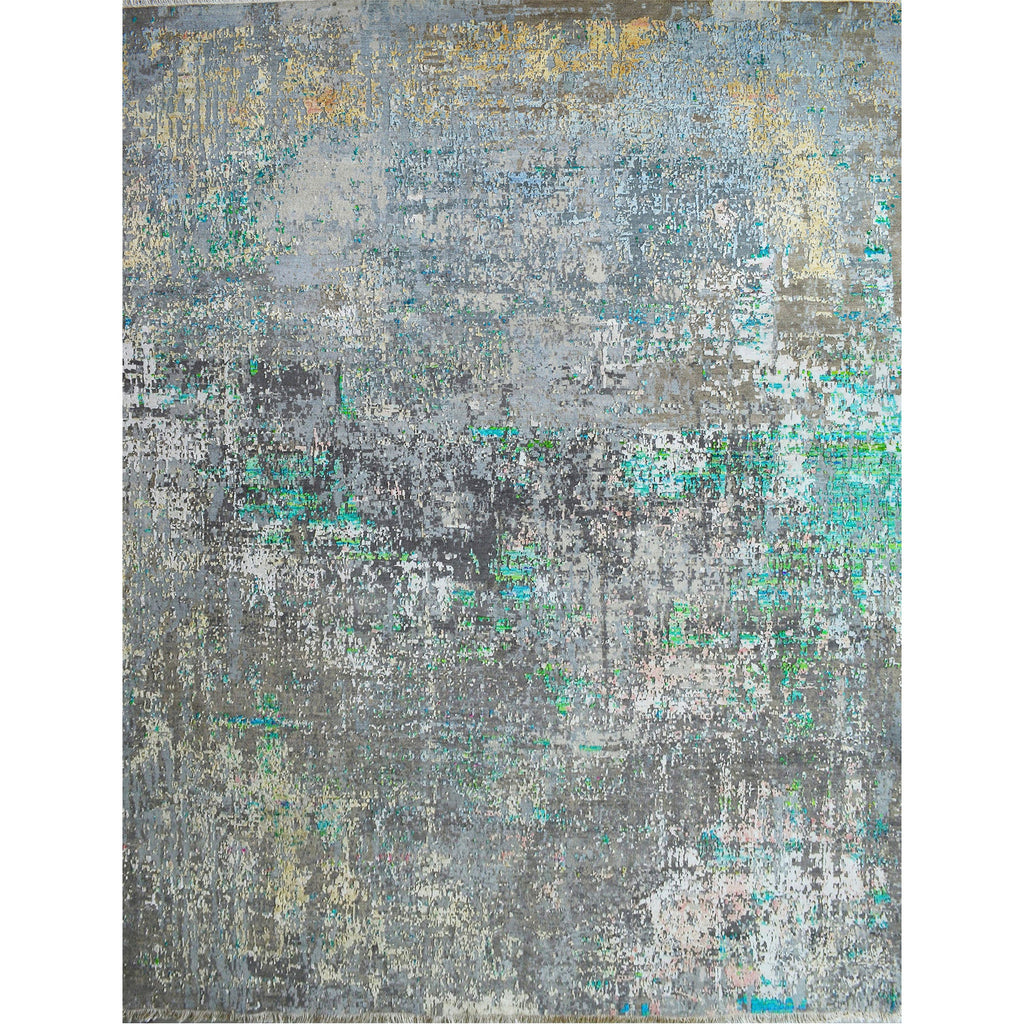 CANVAS ART W/ SILK C1601 GREY / CHARCOAL