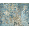 CANVAS ART W/ SILK C2363 GREY / BLUE