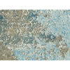 CANVAS ART W/ SILK C2363 GREY / BLUE