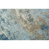 CANVAS ART W/ SILK C2363 GREY / BLUE