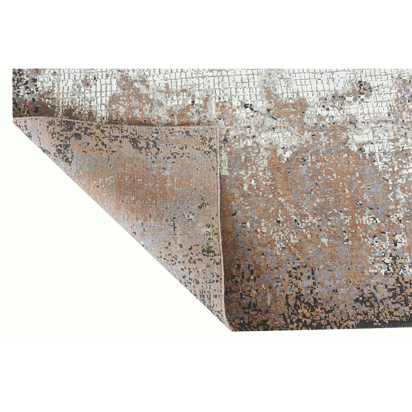 CANVAS ART W/ SILK C2605 IVORY / CHARCOAL