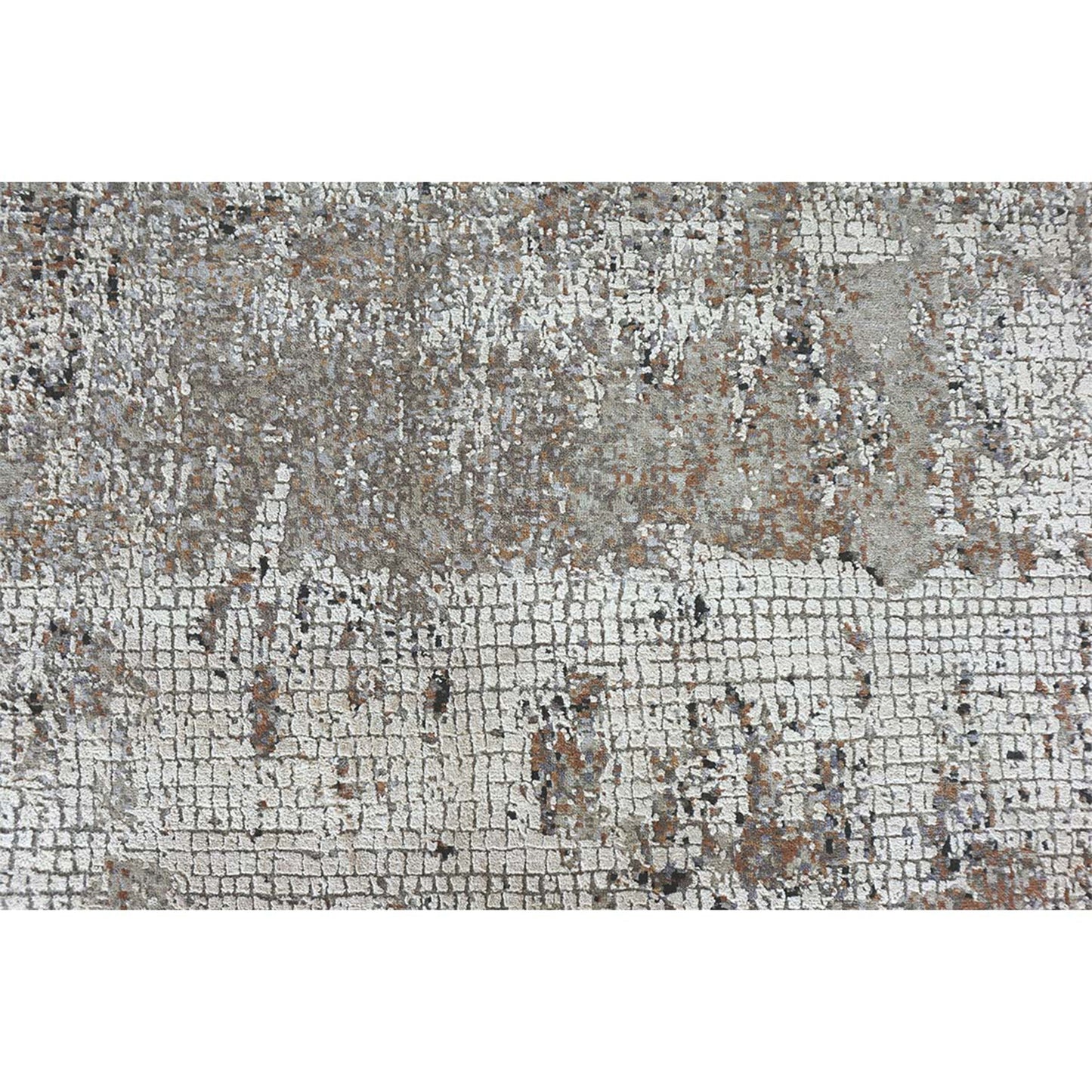 CANVAS ART W/ SILK C2605 IVORY / CHARCOAL