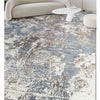 CANVAS ART W/ SILK C2606 BLUE