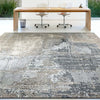 CANVAS ART W/ SILK C7095 DANE GREY / BLUE