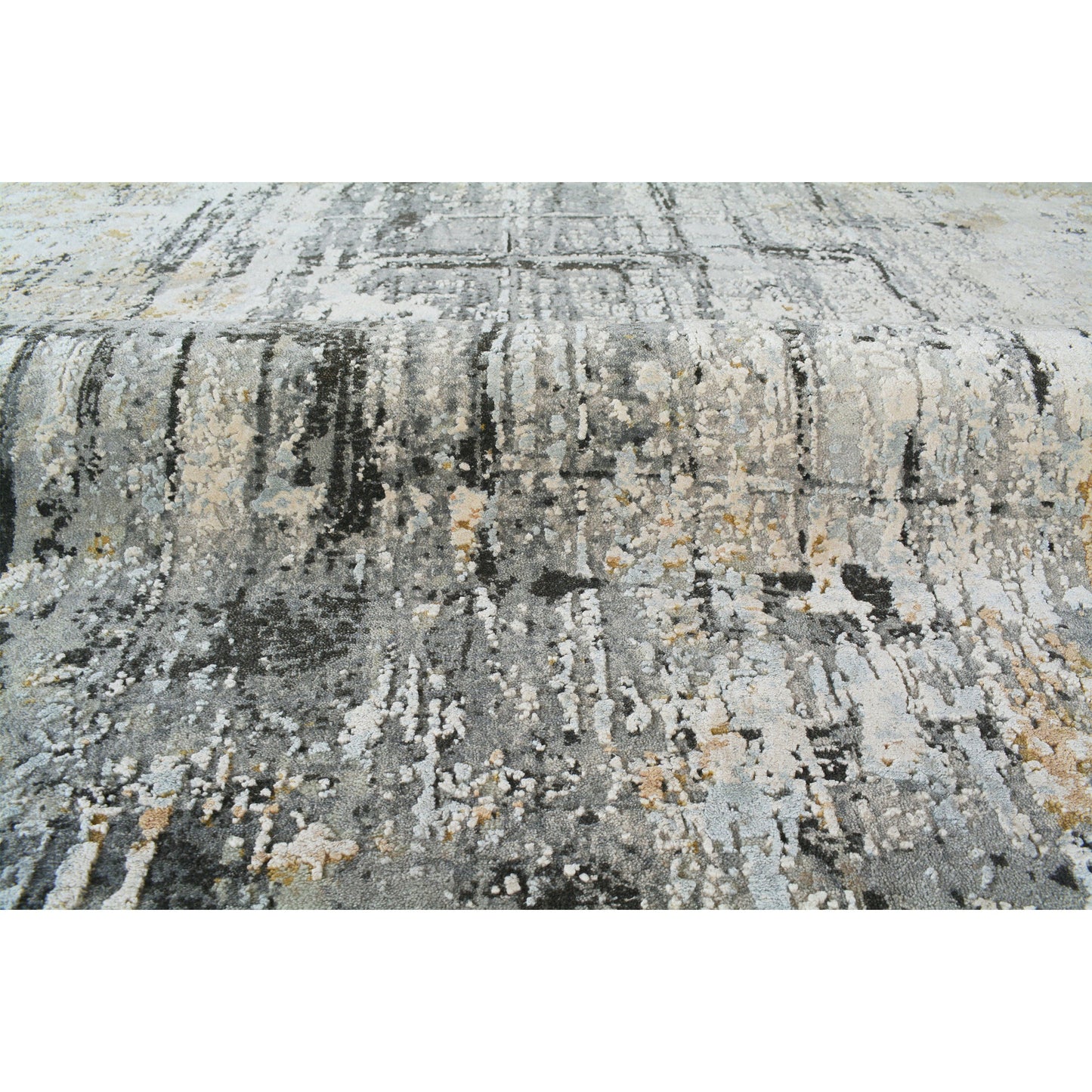 CANVAS ART W/ SILK C7356 BRICELYN CHARCOAL