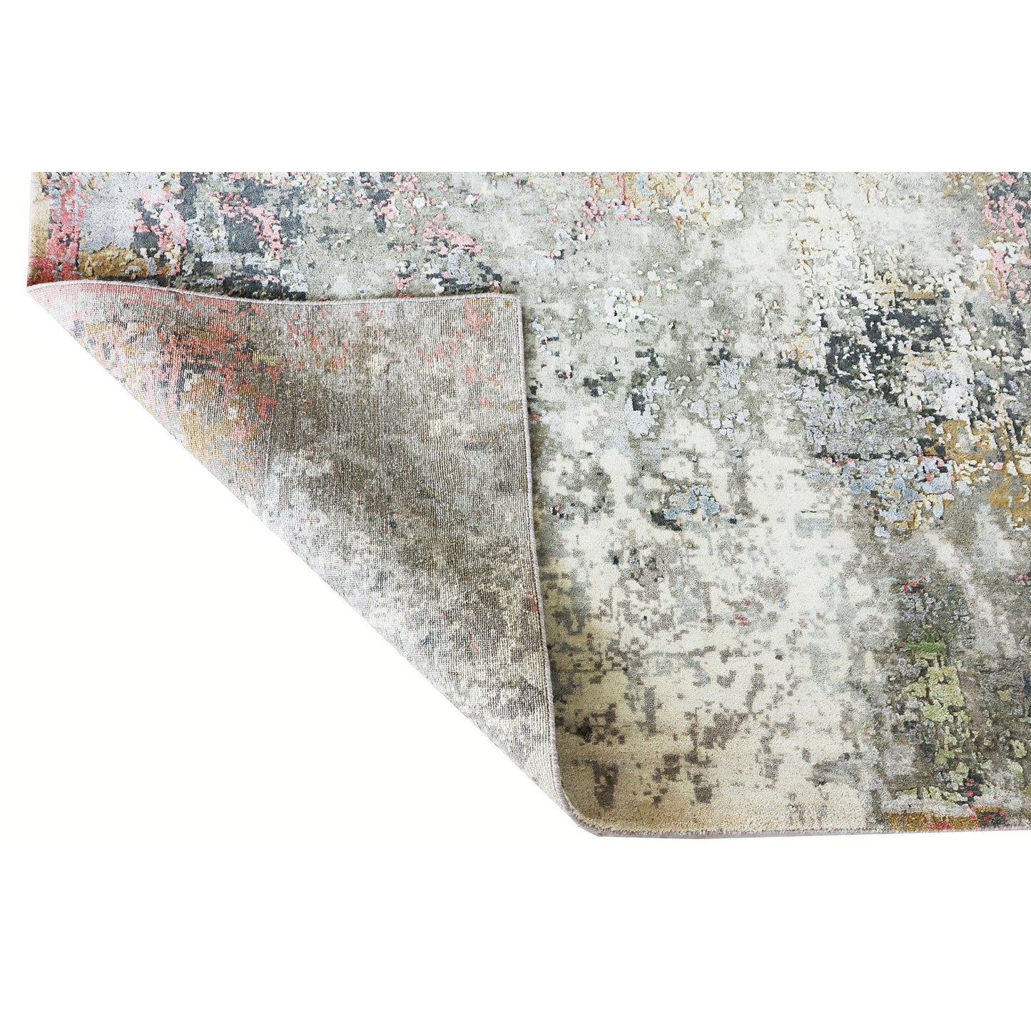 CANVAS ART W/ SILK C7406 DENNISON IVORY / LIGHT GREY