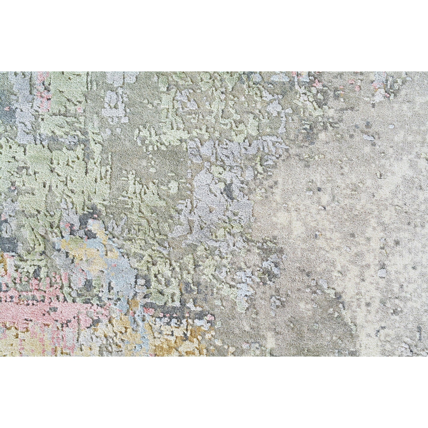 CANVAS ART W/ SILK C7406 DENNISON IVORY / LIGHT GREY