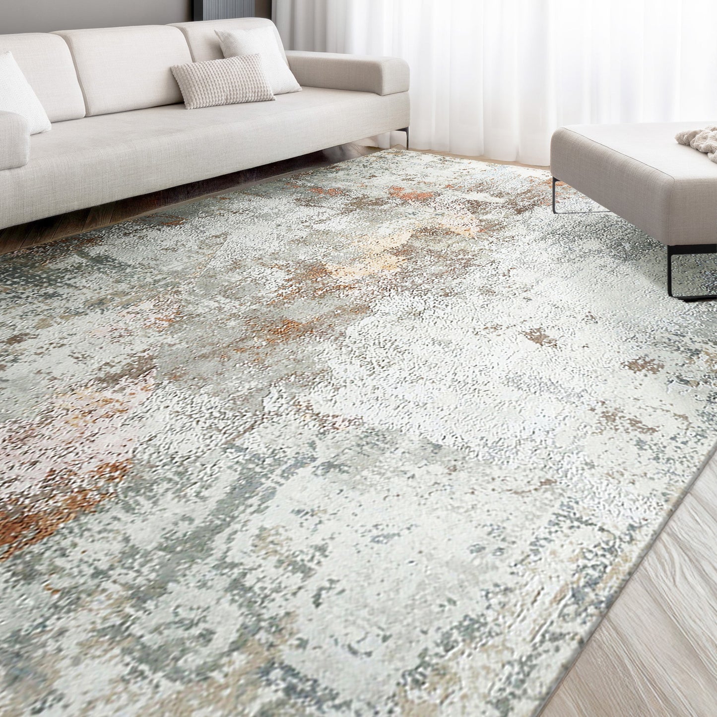 CANVAS ART W/ SILK C7454 MULTI