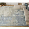 CANVAS ART W/ SILK C8511 BARRET GREY / BLUE