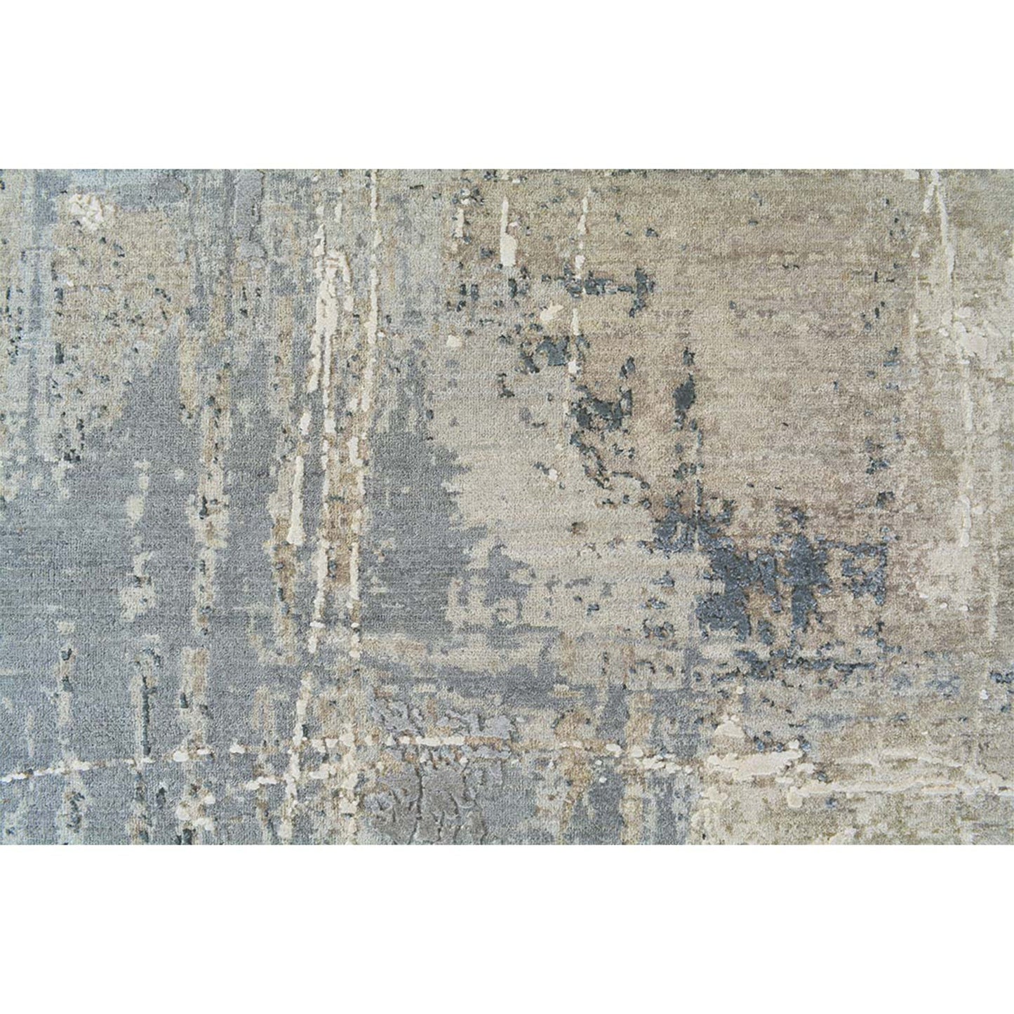 CANVAS ART W/ SILK C8511 BARRET GREY / BLUE