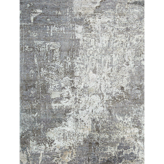 CANVAS ART W/ SILK C8555 GREY / CHARCOAL