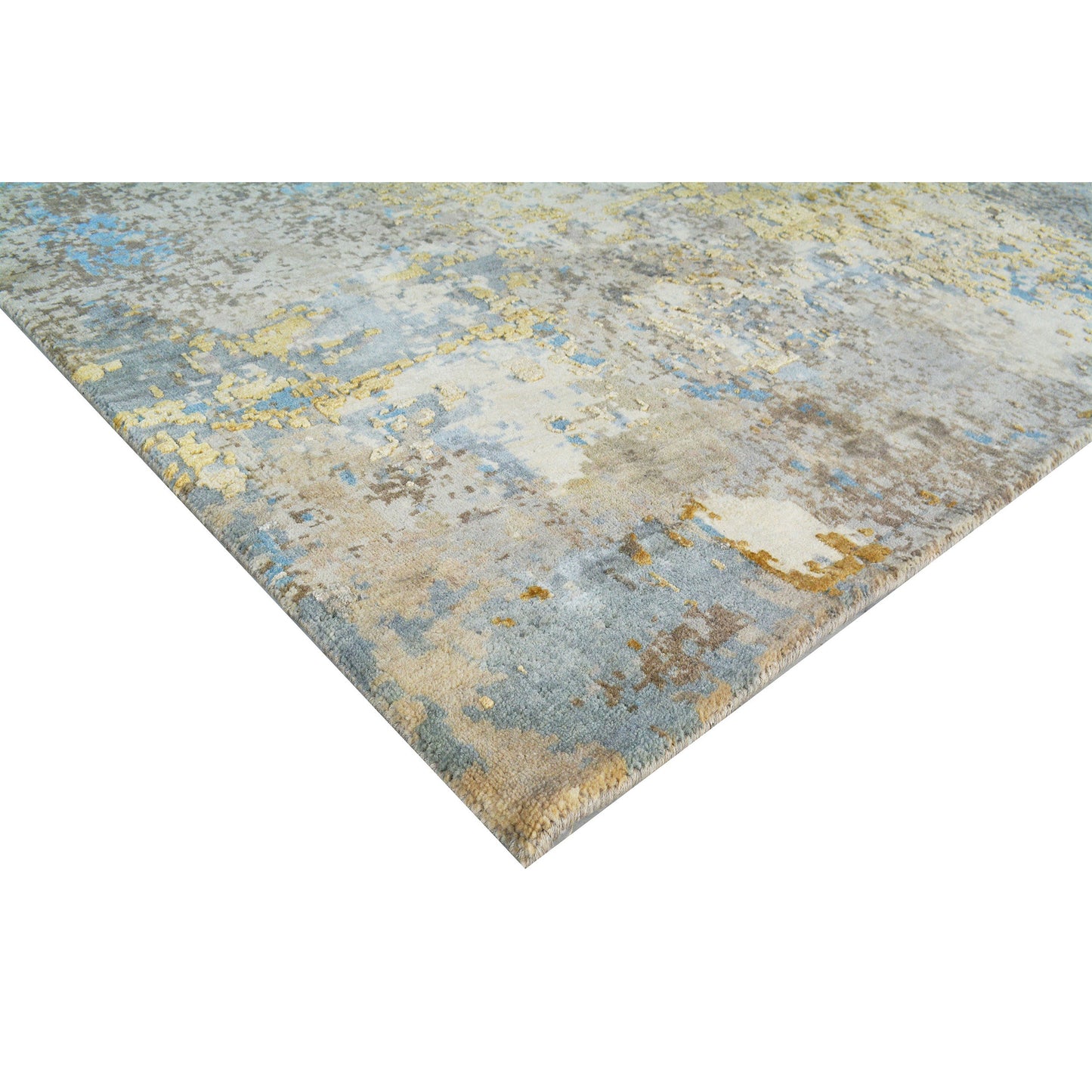 CANVAS ART W/ SILK C8619 CEYLON GOLD / GREY