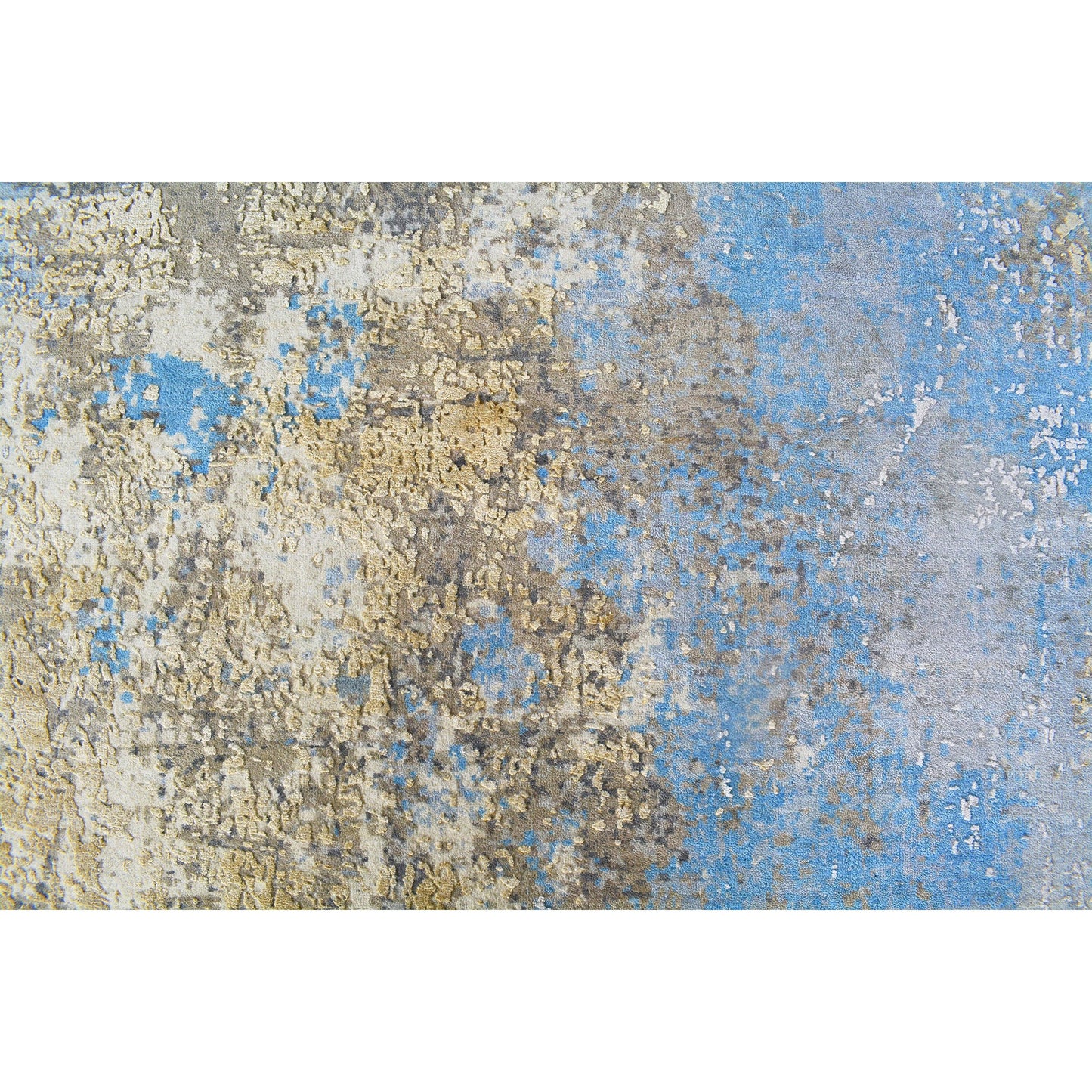 CANVAS ART W/ SILK C8619 CEYLON GOLD / GREY