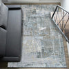 CANVAS ART W/ SILK C9612 ELKO GREY / BLUE