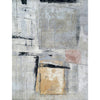 CANVAS ART W/ SILK C9315 SILVER / GOLD