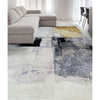 CANVAS ART W/ SILK C9344 IVORY / GOLD
