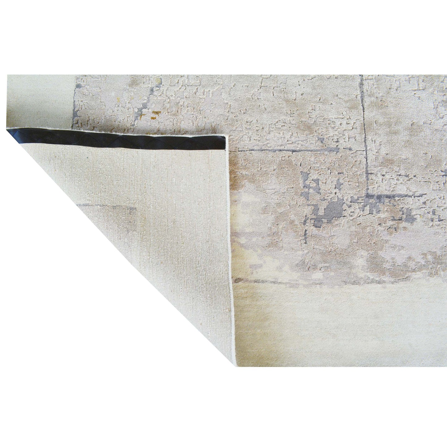 CANVAS ART W/ SILK C9344 IVORY / GOLD